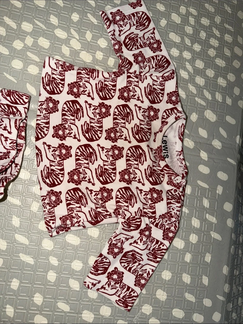 Lewis Tiger-Print Pajama Set